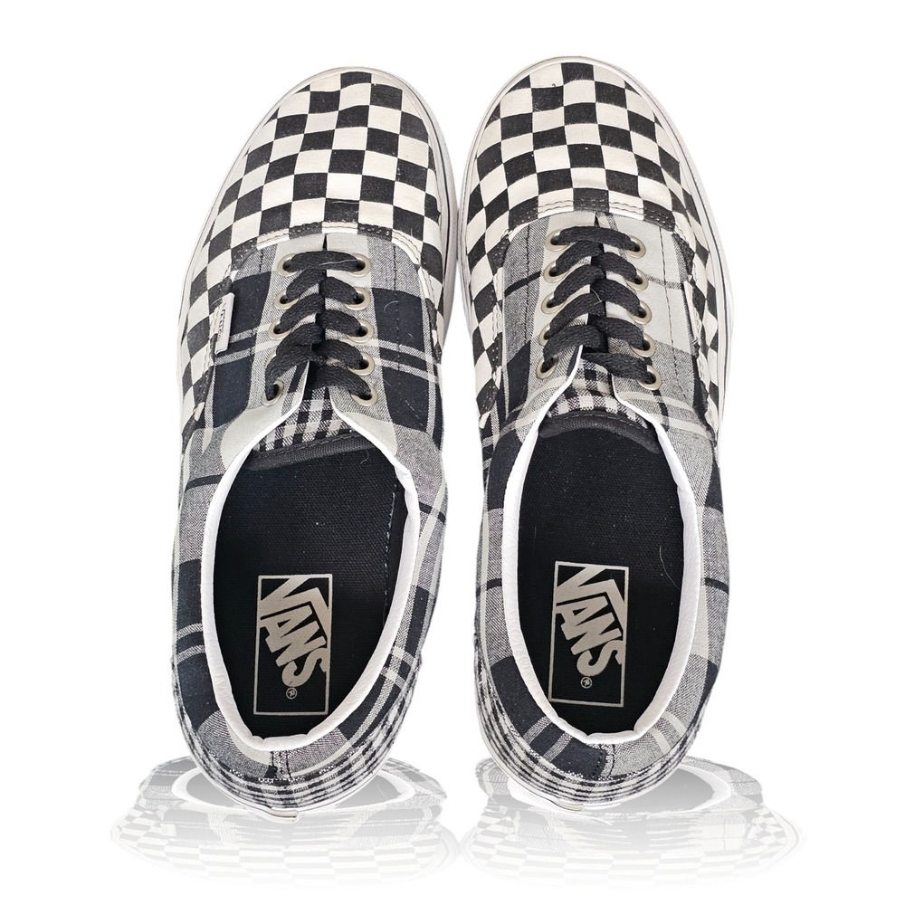 Vans Era Plaid Checkerboard‎ Low Top Skate Shoes Men US 8.5